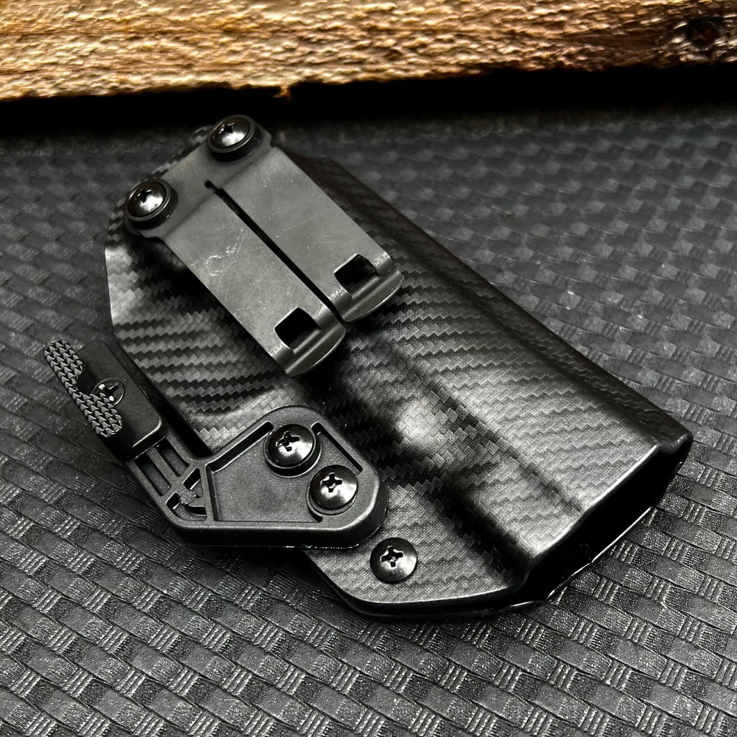 Carbon Fiber Black Kiowa IWB (Inside the Waistband) Holster for Sig P365 XL (Compensator-Ready)