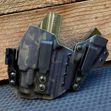 Load image into Gallery viewer, Multicam Black and Carbon Fiber Olive Drab Green Redcon1 Flex IWB (Inside the Waistband) Light-Bearing Holster for Sig P365 XL with Streamlight TLR-7 Sub
